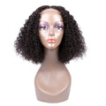 Small Curl Indian Kinky Curl Closure Human Hair bob Wigs