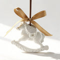 Factory Wholesale Hanging Scented Wardrobe Car Air Freshener Ceramic Aroma Plaster Porcelain Flower Essential Oil Diffuser
