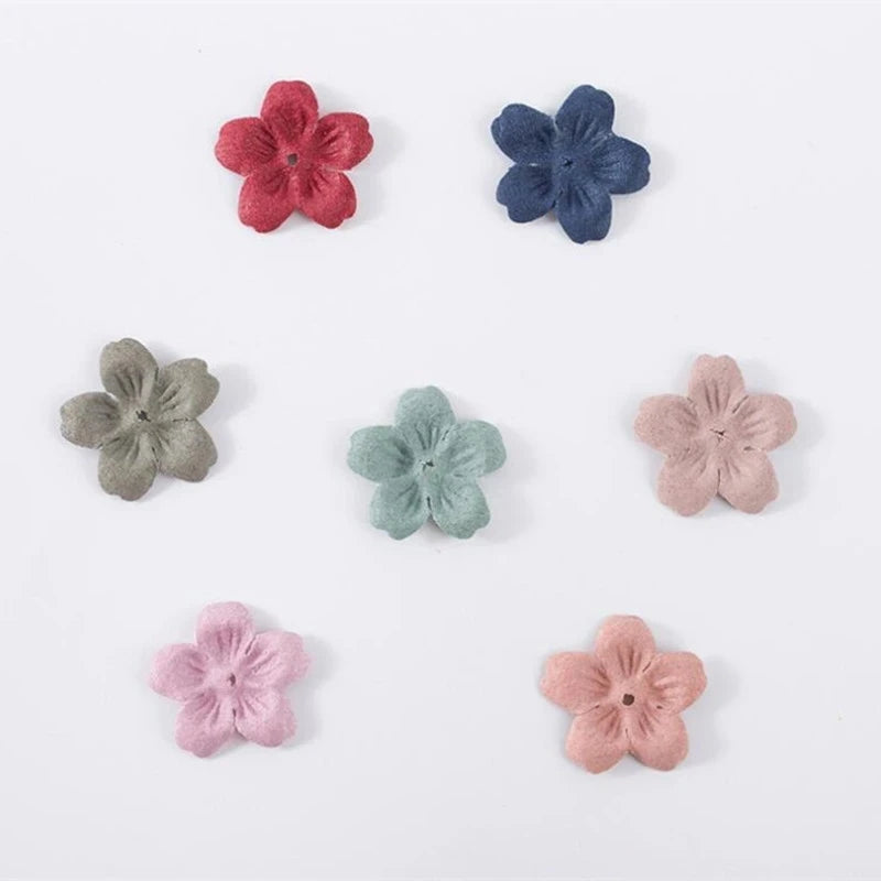 3D Petals Can Be Customized With Satin Decoration for Wedding Crafts Multi Color and Multi Size Lace Petals Kleidungszubehor