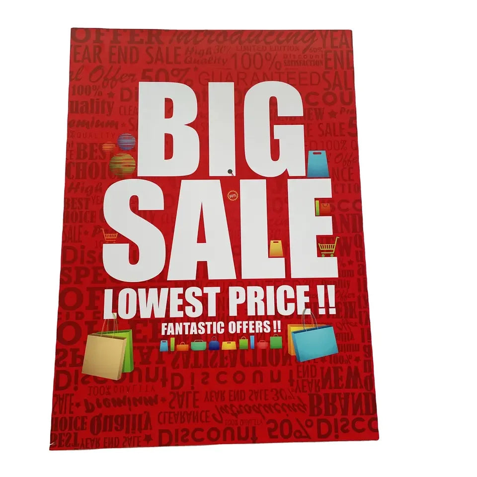 Custom Printing Outdoor Waterproof Sales Promotion Advertising Plastic Pvc Foam Board Sign