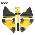 TOCO System Durable ABS+Steel Heavy Furniture Moving Tool Set with 300kg Load Capacity Mover Lifter Wheel Sliders Transport
