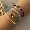 Wholesale Bohemian Natural Stone Bracelet Woven Hand Made Crystal Bracelet Jewelry for Women