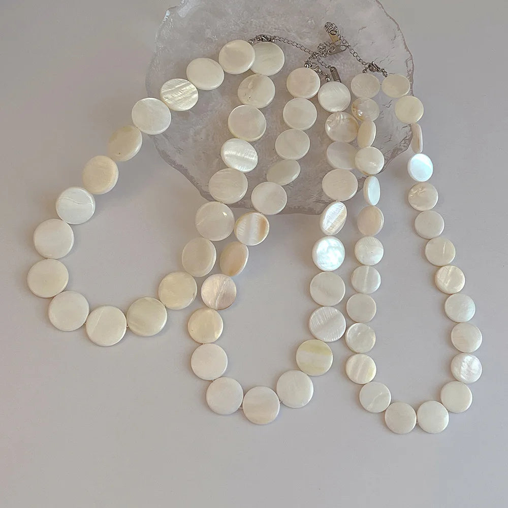 Bulk Women's Trendy Imitation Pearl Beaded Necklaces Plated Daily Use Anniversary Occasion