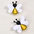 CN 2Pcs Cute Animal Grosgrain Ribbon Hair Bow Yellow Bee Hair Clip Cartoon Hair Accessories for Kids