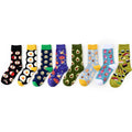 Novelty Funny Men Graphic Socks Wholesale Combed Cotton Crazy Burger Avocado Fruit Food Funny Men Socks