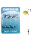 FTK 3Pcs/Pack Carp Fishing Hook Fishing Rigs Carp Fishing Feeder Accessories