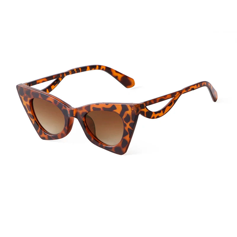 STORY STY2066D Vintage UV400 Retro Cat Eye Sunglasses Women Men Triangle Fashion Brand Designer Sunglasses