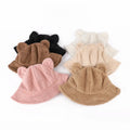 BESTELLA Wholesale High Quality Custom Logo Plush Bucket Cap Warm Faux Fur Winter Bucket Hat-Unisex Adult Formal Style