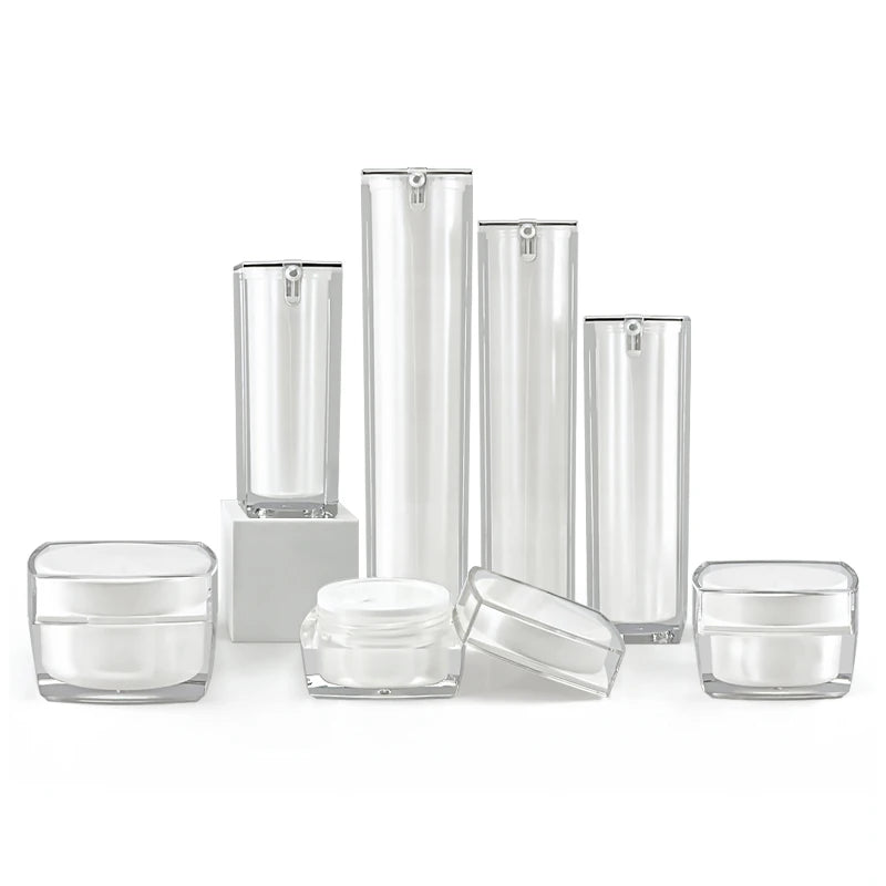 Ready to Ship 15ml 1oz 50ml 100ml Face Cream Acrylic Jar Luxury Containers for Hair Products