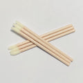 Biodegradable Lipgloss Applicators Factory Best Seller Disposable Lint Free Lip Brush with Wheat Straw Handles