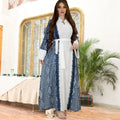2024 Customized Dubai Style Premium Muslim Women Abaya Dress Handmade Pattern Embroidered Abaya Kimono Islamic Clothing