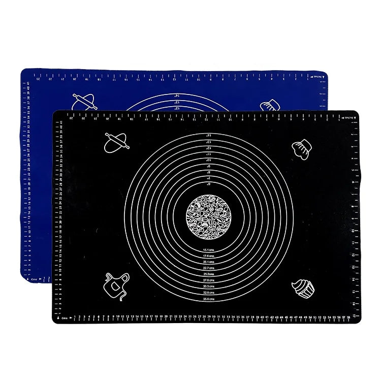 Custom Logo  Non-stick  Easy to Store Silicone Kneading Dough Mat Silicone Dough Rolling Mat 45*65cm