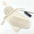 Customized Hot Sale 3.15"  Zero Waste Organic Hemp Cotton Makeup Remover Pads Chemical Free Hemp Wipes Reusable