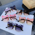 Hot Sell China Sunglass Manufacturers Children Uv400 Kids Frameless Bear Fashioneye Glasses Children Uv Sunglasses Girls Boy