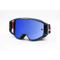 ENDURO 19TYPE Anti-Fog Safety Glasses Quick Release Polarized Green Lenses with UV Protection for Cycling PC Frame Black/Black
