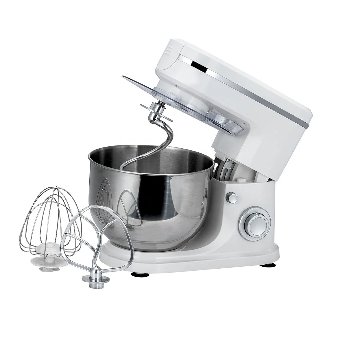 Electric Heavy Duty 1500W 6L Stainless Steel Tilt-Head Design 6-Speed Stand Mixer Dough Hook Beater Egg Whisk Mixing Bowl