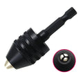 0.3-6.5mm Mini Keyless Drill Chuck 6.35mm 1/4" Hex Shank Quick Change Adapter Converter Electric Drill Bits Collet Fixture Tools