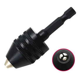 0.3-6.5mm Mini Keyless Drill Chuck 6.35mm 1/4