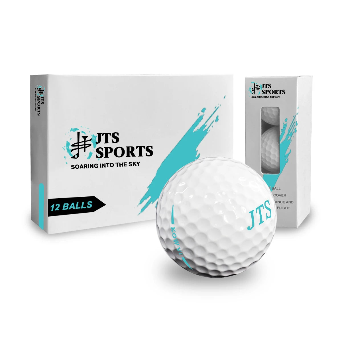 2.3.4 Layer Urethane and Surlyn Custom logo and Box High Quality Sample Available Soft Durable Cover Golf Ball Tournament Ball