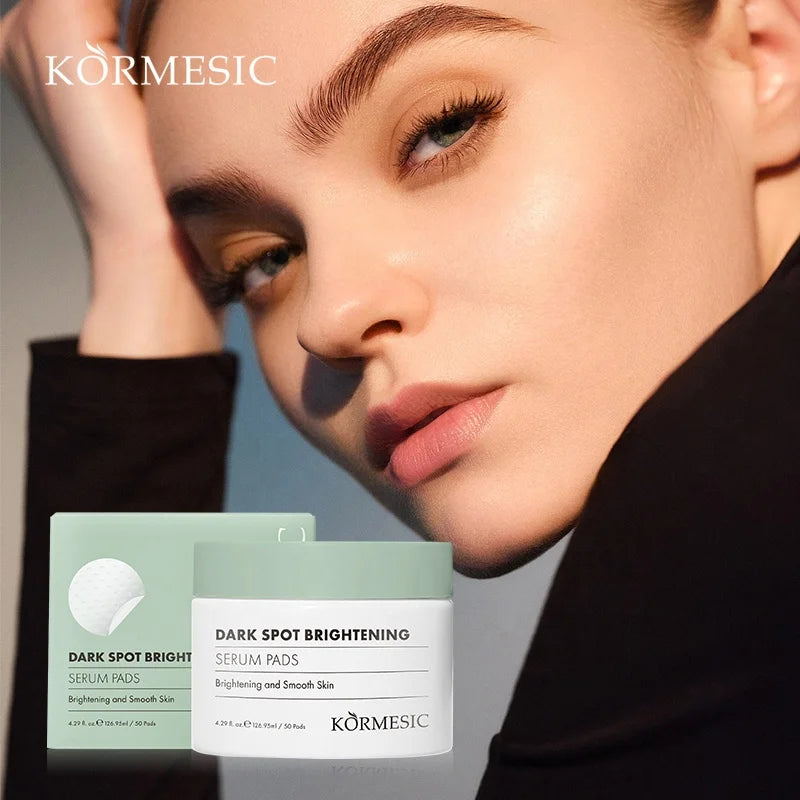 Private Label KORMESIC Dark Spot Brightening Serum Pads Brightening and Smooth Skin