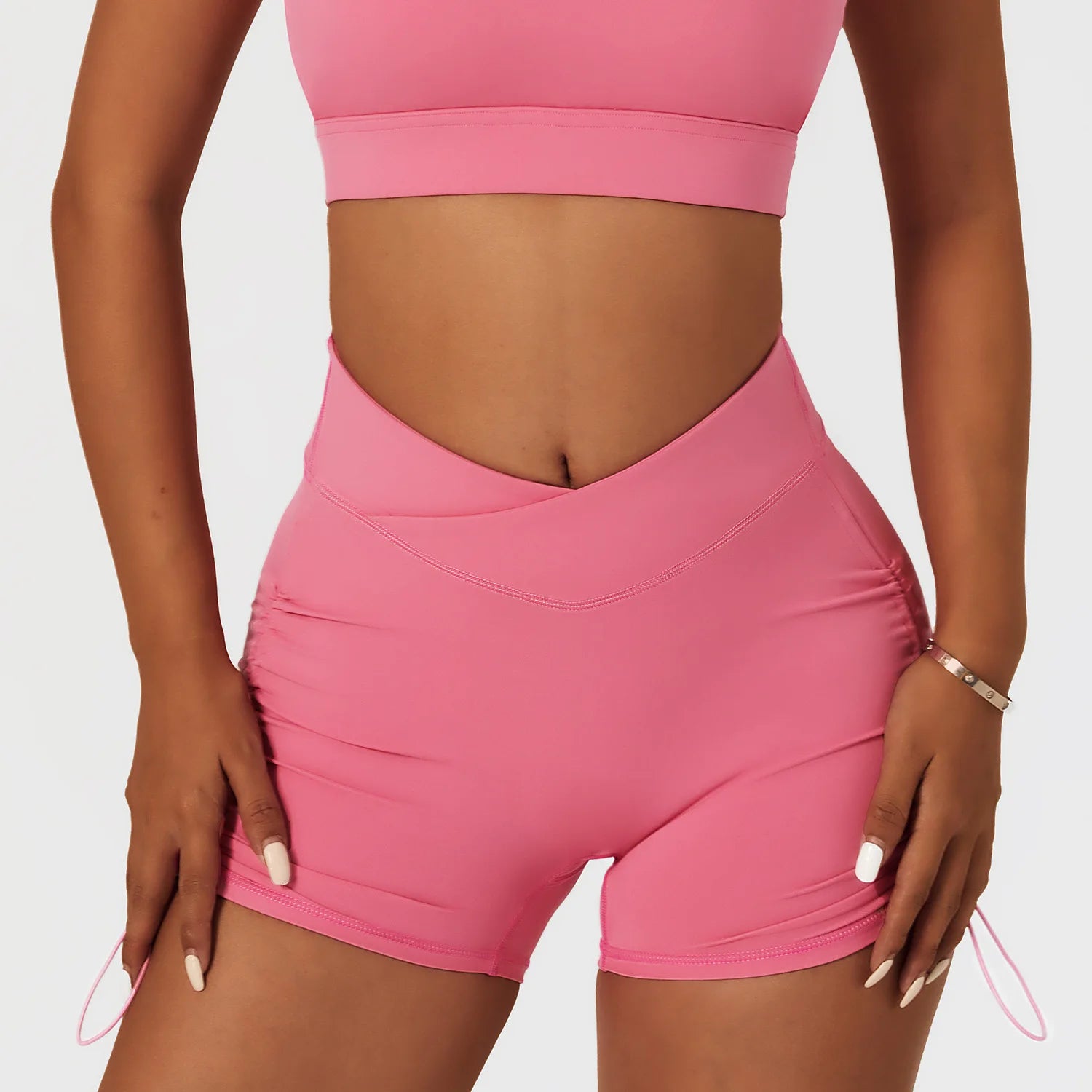 Buttery Soft Custom Women's Gym Workout Jogging Shorts Customizable Yoga Leggings with Butt Lift Feature