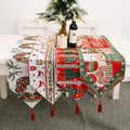 HB-138 Christmas Embroidered Table Runner for Dining Xmas Decoration MegaBDM