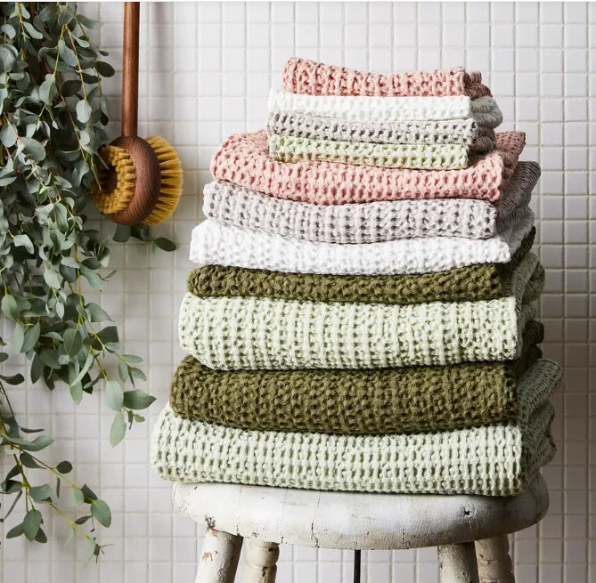 Top Sale Super Soft Waffle Throw Blanket High Density Customized Logo Weighted Bed Cotton Blankets