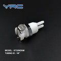 YRC High Quality 1/8" Plastic Quick Disconnect Dual Connect with Two Hose Barb up to 120psi -40~100