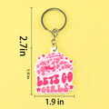 Custom Soft PVC Mother's Day Keychain Soft Rubber Heart Design Personalized Keyring for Mom Gift and Fashion Accessories