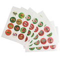 120 Pcs/pack Christmas Countdown Number Paper Seal Stickers Christmas Party Gift Sealing Stickers Decoration