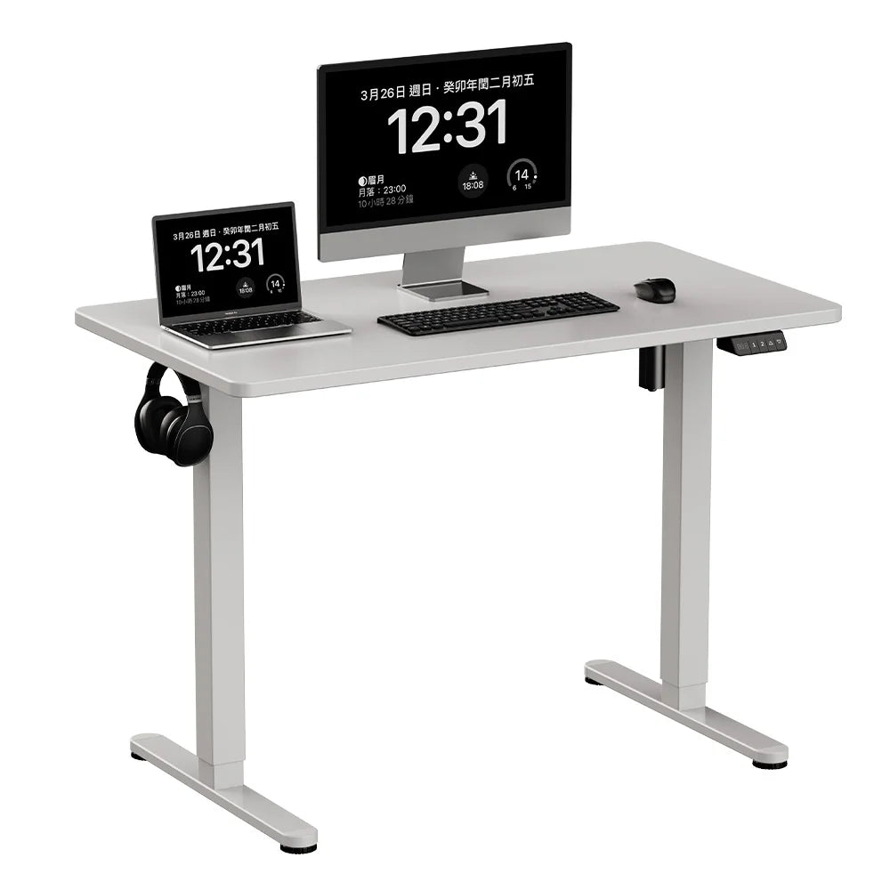 2024 Home Office Desk Commercial Work Special Black Adjustable Electric Standing Desk Loading 60kg