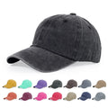 WD-A1119 Vintage Washed Worn-out Unstructured Dad Hats Unisex Sporty Street Style Dobby Common Baseball Caps