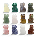 Huiying New 1.3inch Hand Carved Natural Stones Custom Carving Set Cat For Sale Crafts