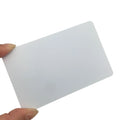 0.5mm 0.8mm Black / White / Gold Sublimation Metal Business Card Full Blank Plain Stainless Steel Card