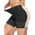 Women's Plus Size Seamless Short Body Shaper High Waist Tummy Control Panty Lace Decoration Wholesale Slim Shapewear Spandex