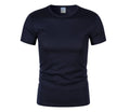 Custom Logo Breathable Short Sleeve Dry-Fit Wear Quick Dry Gym Jogging Sports Shirts O-Neck Breathable Men Running T-Shirts