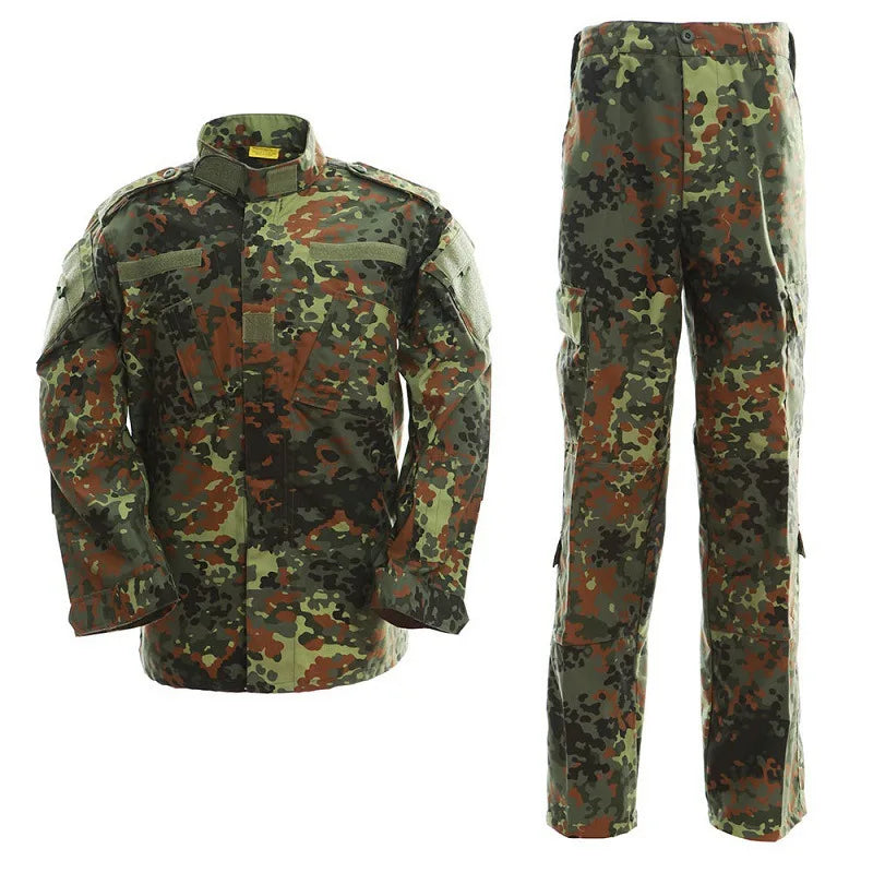 Shero Polyester Cotton Custom Customized Ripstop Tactical Combat Suits Sets German Pea Dot Camouflage Uniform