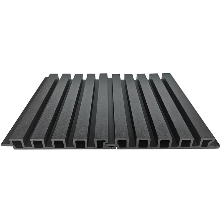 Co-extruded Exterior Outdoor Wall Wpc Fluted Cladding Panel