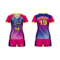 Custom Volleyball Uniforms Wrinkle Resistant - Fully Customized with Team Logo and Colors for Men/Women/Youth
