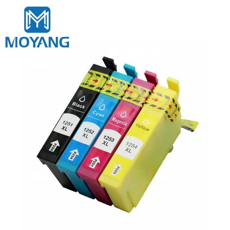 MoYang Compatible for EPSON T1251-4 Ink Cartridge Workforce 320/323/325/520/NX125/NX127/NX420/NX625 Printer Cartridges T1251