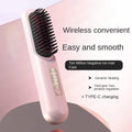 Professional Electric Hair Straightener Brush with Iron Black or Custom Styling and Hair Care Tool