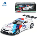 1/32 Scale Zinc Alloy Die Cast Pull Back Car Model Z4 GT3 with Light and Sound Effects Toy Vehicle for Kids Boys Collection