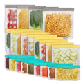 Hot Sale Eco Friendly Leakproof Reusable Freezer Liquid  Food Storage Bag With Reusable Ziplock Bags