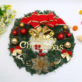 Christmas Wreath Pine Cone Red Berry Garland Hanging Ornaments Front Door Wall Merry Christmas Tree Wreath Decorations Supplies