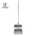 New Design Household Cleaning Set Folding Plastic Bristle/Rotation PET Teeth Dustpan Foldable Sweeper Stick for Home Use