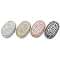 6-12mm Brass Real Gold Plated Cubic Zirconia Ball Beads Multi-color for DIY Jewelry Accessories Making
