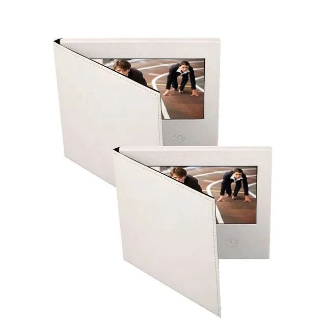 Chinese Homemade A5 7 Inch Digital Hardcover Lcd Screen Custom Video Player Brochure Card for Business Advertisement
