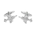 Wholesale Flight Airplane Novelty Cufflinks Custom Mens Suit Shirt Fashion Accessory Wedding Tuxedo Trendy Jewelry Gift Set
