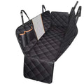 Seat Extender with Mesh Window and Storage Pockets Backseat Extender for Dogs Dog Backseat Cover for Cars