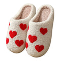2024 New Women's Winter Warm Cotton Slippers Lovely Heart Design Soft Indoor Outdoor Home Use with PVC Lining Fabric Insole